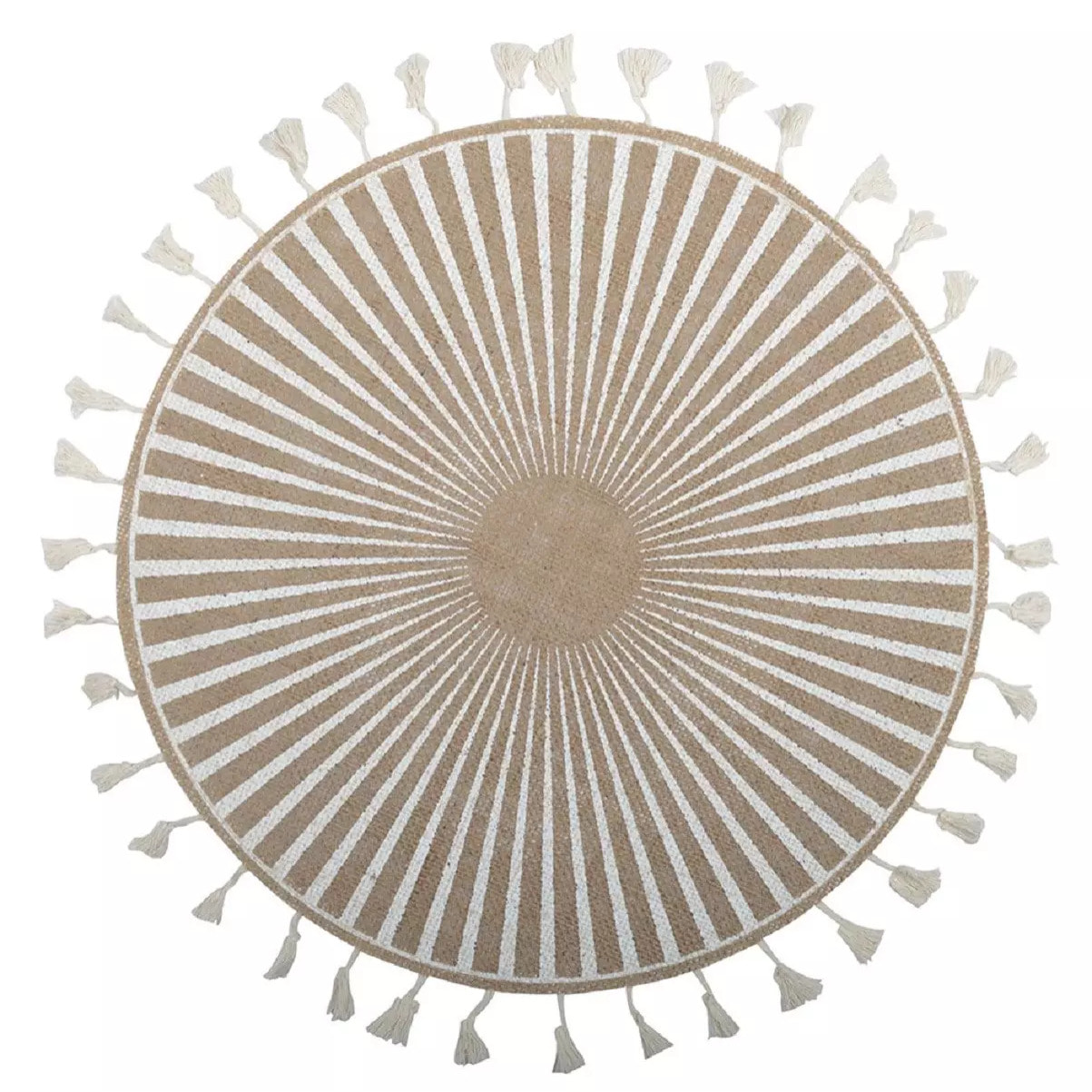 Lot de 6 Dessous d'assiette aztèque blanc