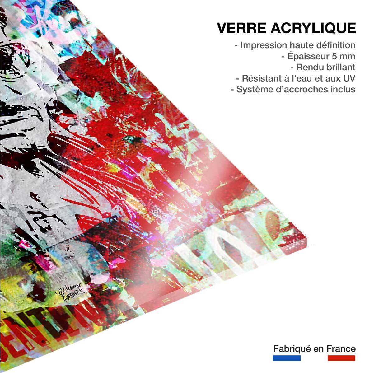 Tableau johnny street  Tableau plexiglas