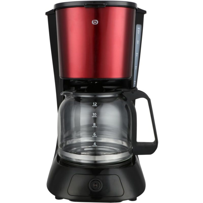 Cafetière ESSENTIELB ECF6 rouge