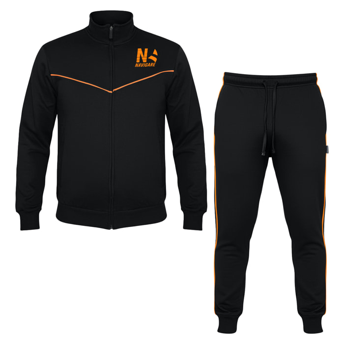 Tuta Uomo NAVIGARE Cotone Felpato Full Zip