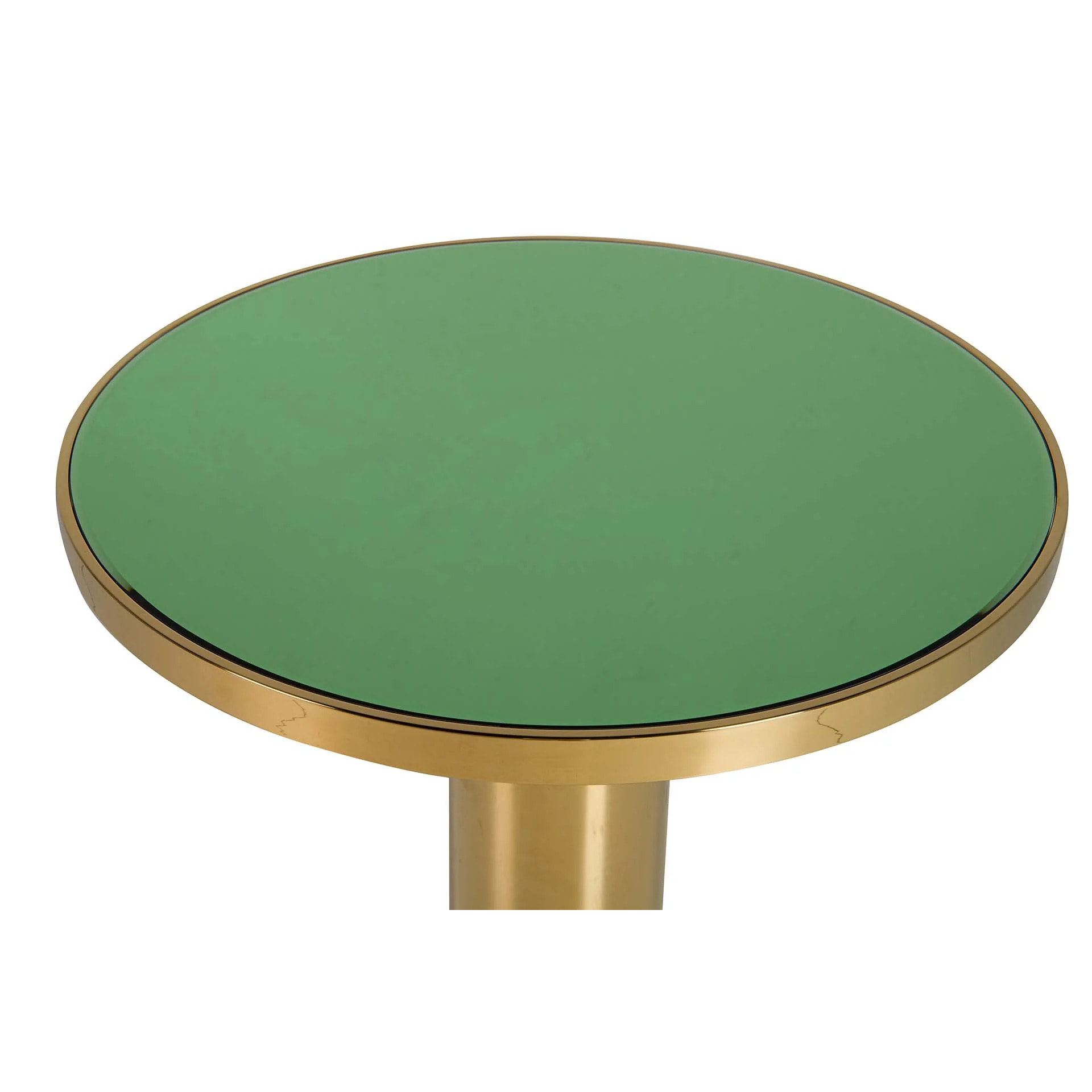 Mesa Comedor Acero Inoxidable Dorado 80x80x75 Cm
