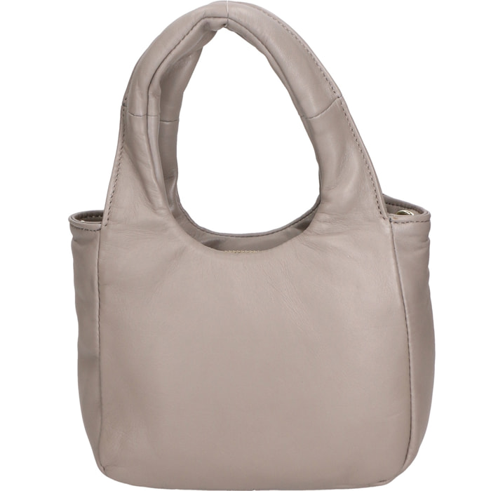 Borsa a mano da donna - Modello Virna - Vera Pelle - 17.0 x 24.0 x 8.0 cm