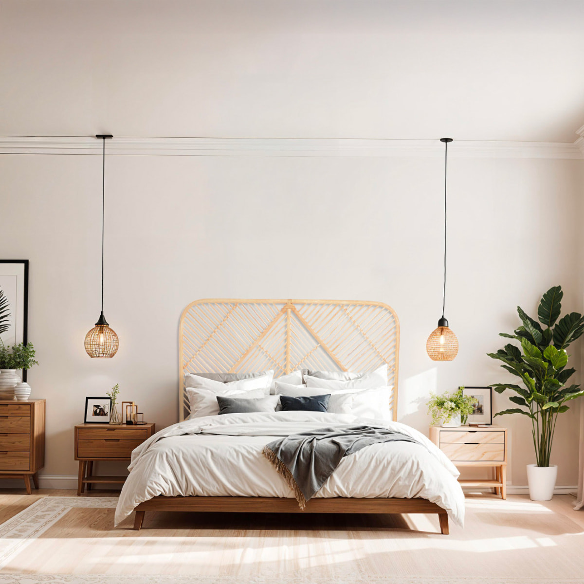 Tête de lit rotin ORLA