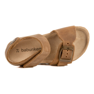Sandalia BABUNKERS MARRON