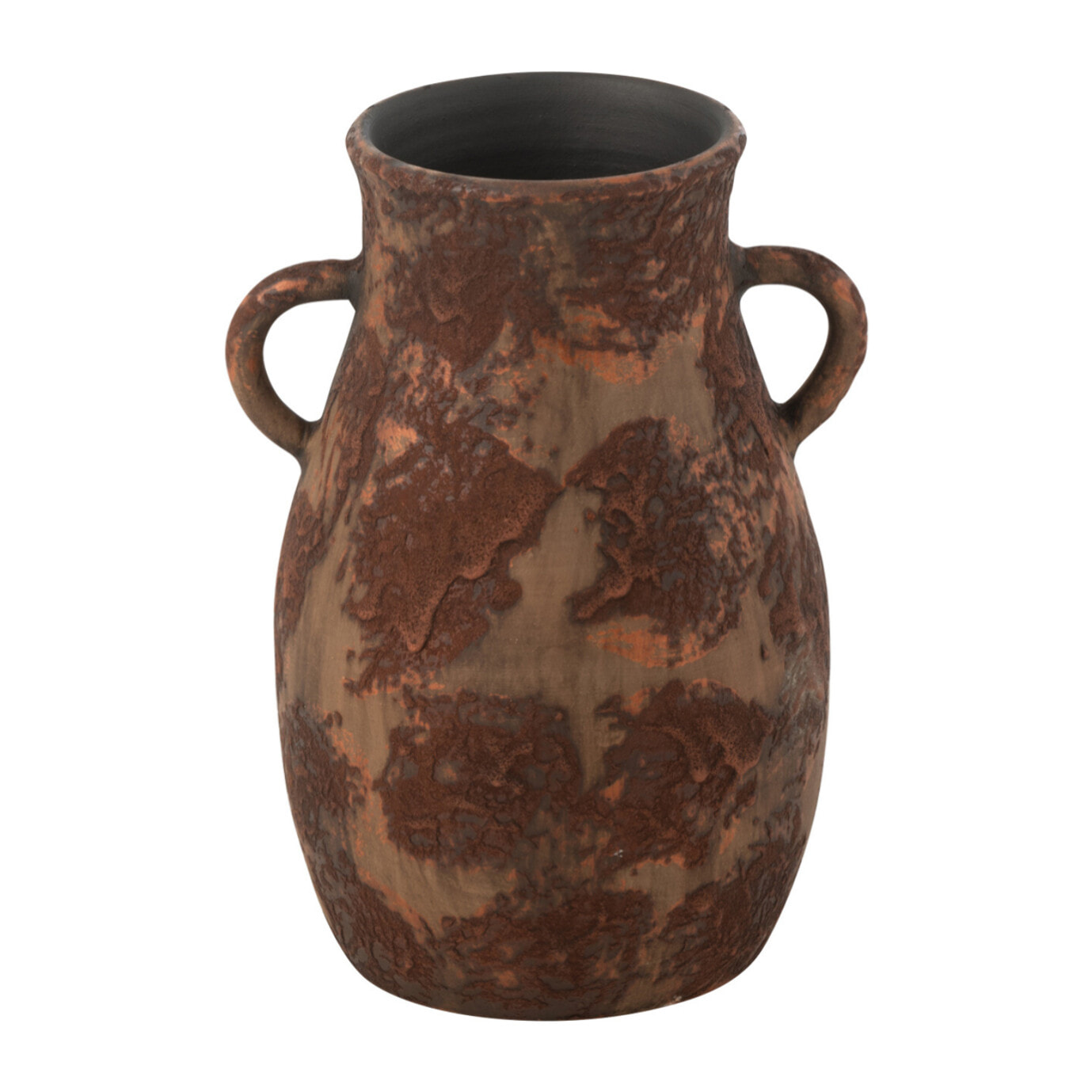 J-Line vase Amphore Terra - keramiek - bruin - small - 30 cm de hauteur