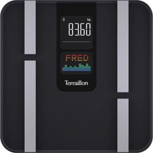 Pèse personne impédancemètre TERRAILLON Body Color Connect