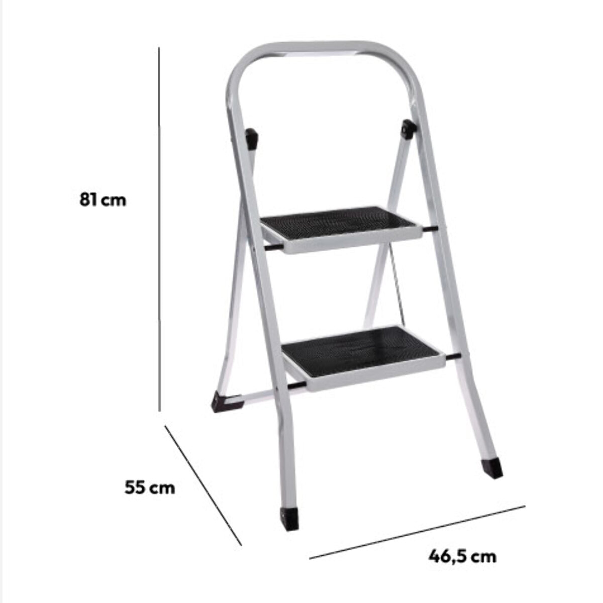 Marchepied anse métal 2 marches