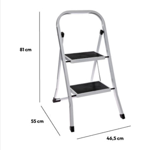 Marchepied anse métal 2 marches