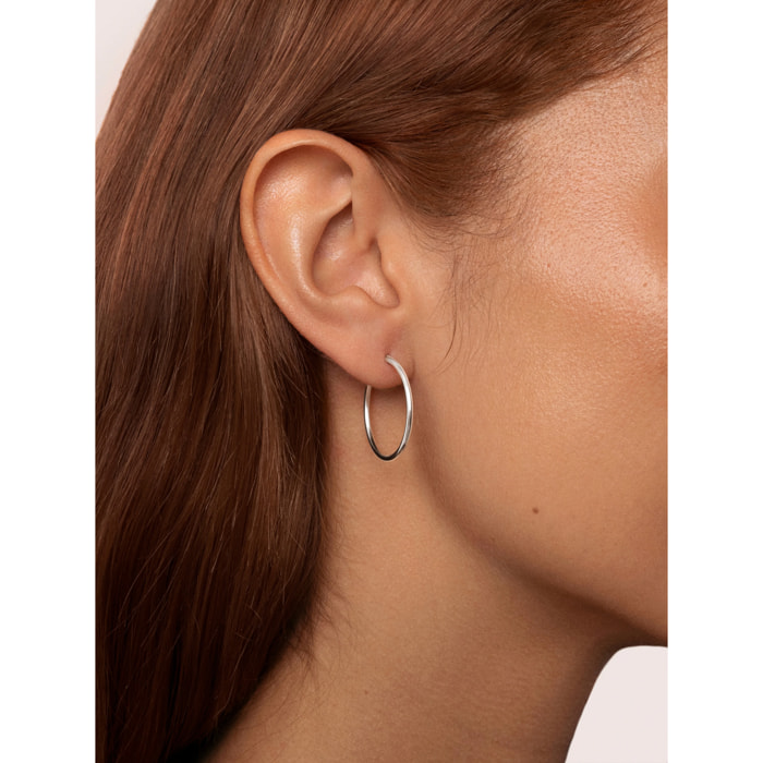 Orecchini Maria M in Acciaio