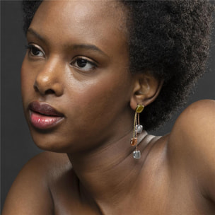 Pendientes Lux by Lux acabados oro 18k