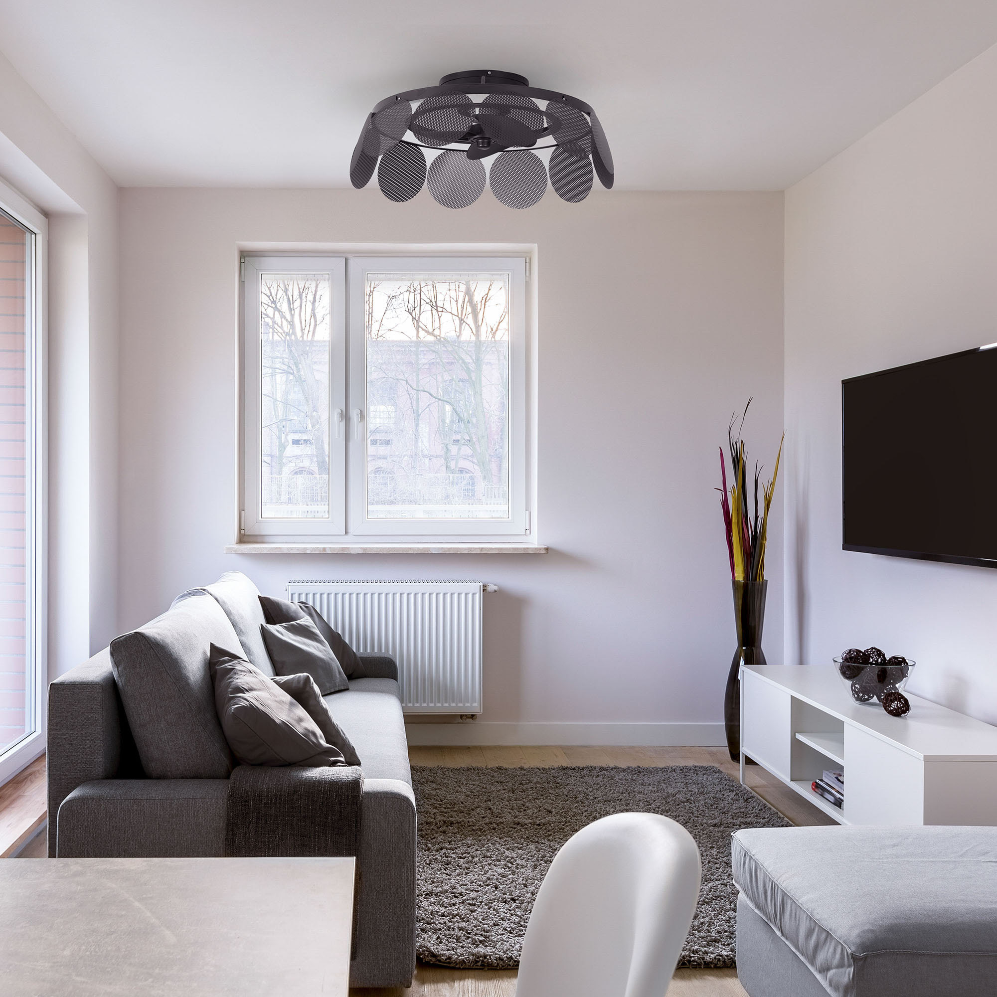 Forlight Cil ventilador color negro