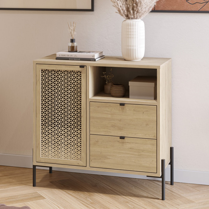 Buffet 1 porte et 2 tiroirs - CORTO