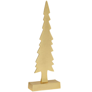 J-Line décoration Arbre de Noël - aluminium - or - small