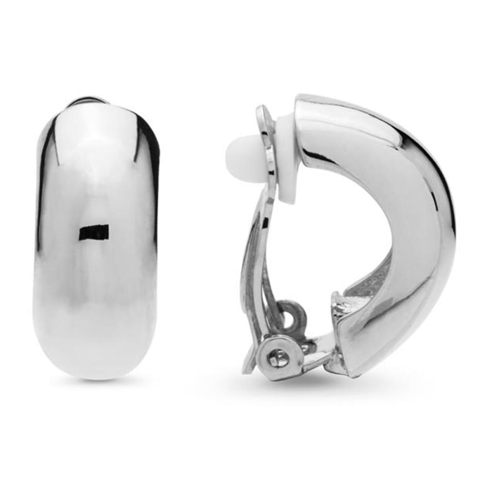 Pendientes Lux by Lux acabados en Rodio