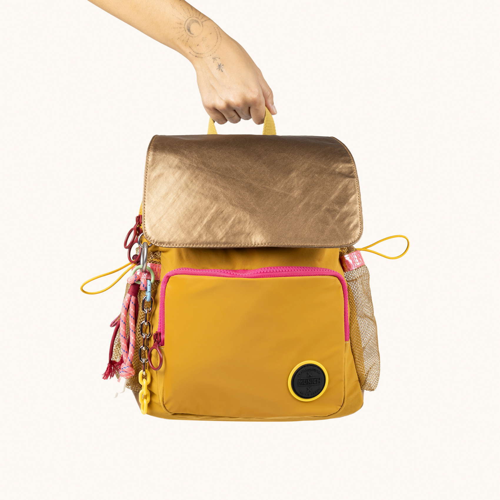DEEP RECYCLED FW25 BACKPACK C/HONEY