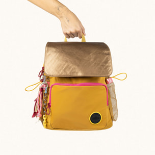 DEEP RECYCLED FW25 BACKPACK C/HONEY