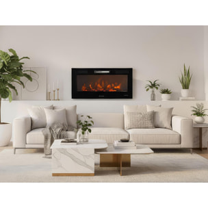 Chimenea panorámica insertable con salida de aire frontal CHE-650 PURLINE