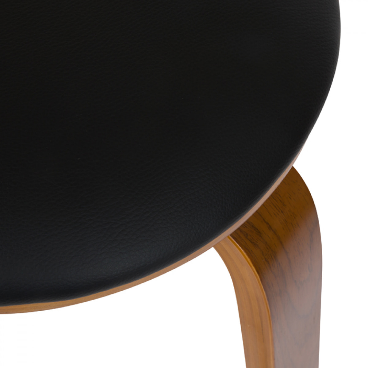 Lot de 2 tabourets de bar 78 cm en cuir synthétique noir - Arthus