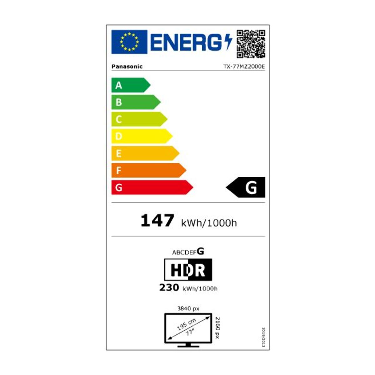 TV OLED PANASONIC TX-77MZ2000E