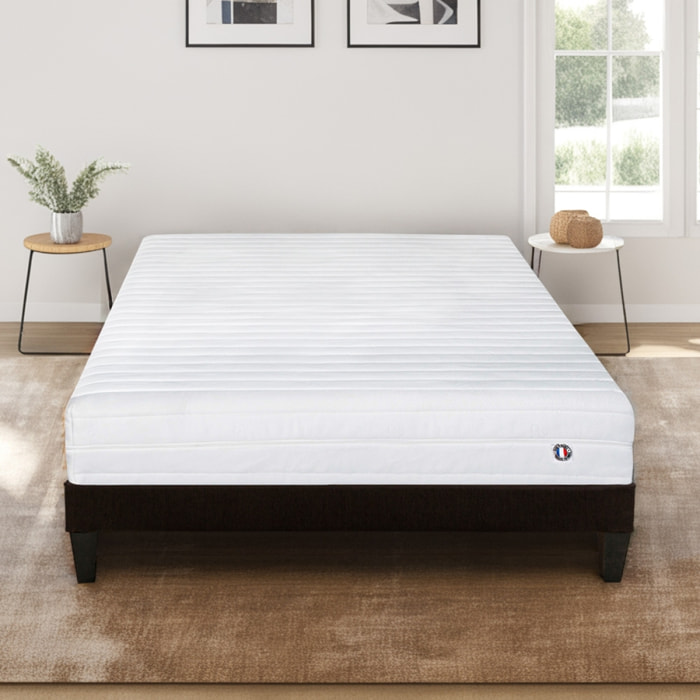 Ensemble Matelas Egio avec sommier en bois