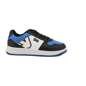 Zapatillas Sneaker para Niño- Shone 002-001 Black/Royal