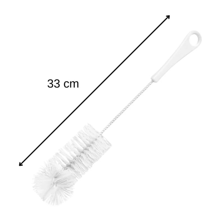 Goupillon pour bouteille en nylon 33 cm Fackelmann Tecno