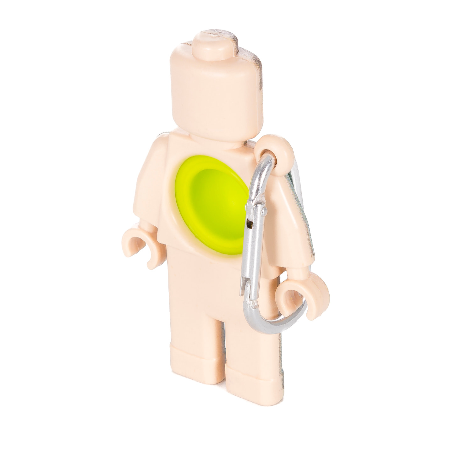DAM Figura Squid Pop It jugador 456 con mosquetón. 5,5x1,7x9 Cm. Color: Verde