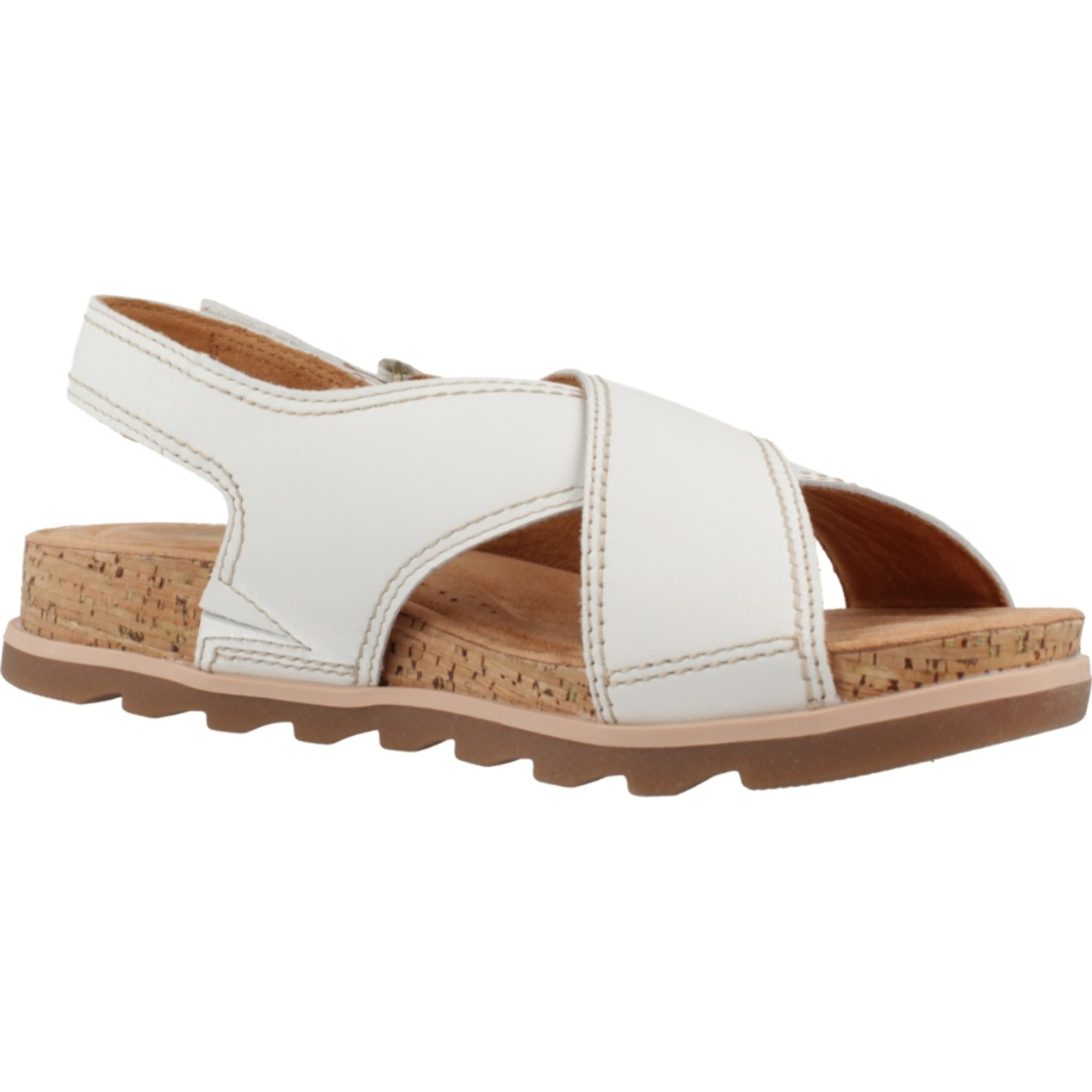 Sandalias Mujer de la marca CLARKS  modelo YACHT CROSS White