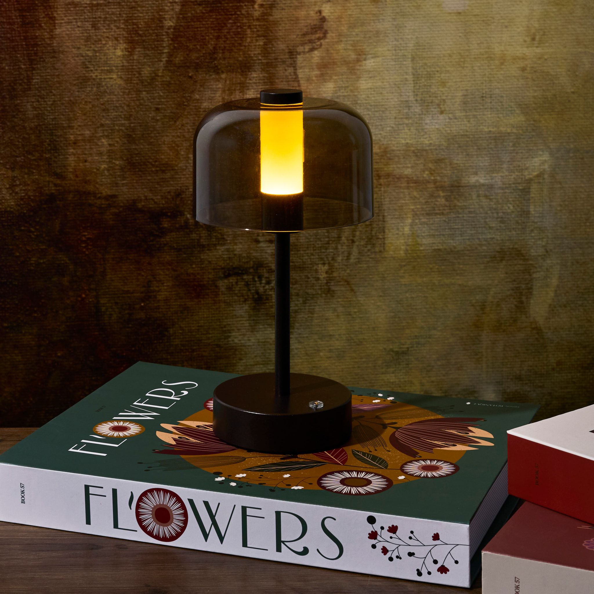 Lampe - HOME DECO FACTORY - Tactile - Rechargeable - Verte