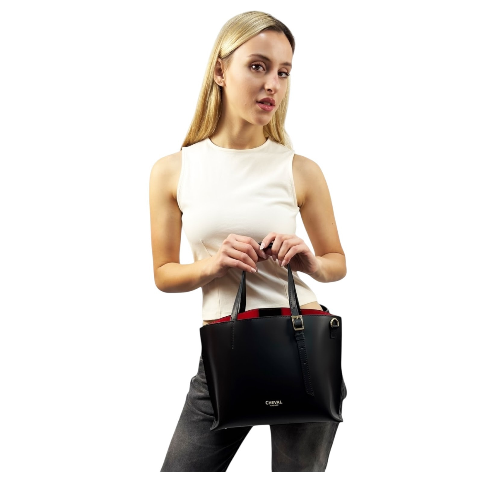 Borsa a mano Cheval Firenze Marte Nero