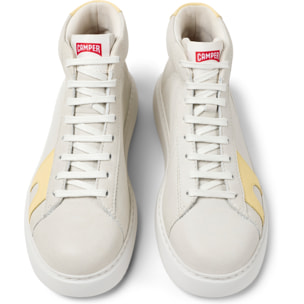 Sneaker-Bootie - CAMPER Runner K21 - Blanco - Cuero liso