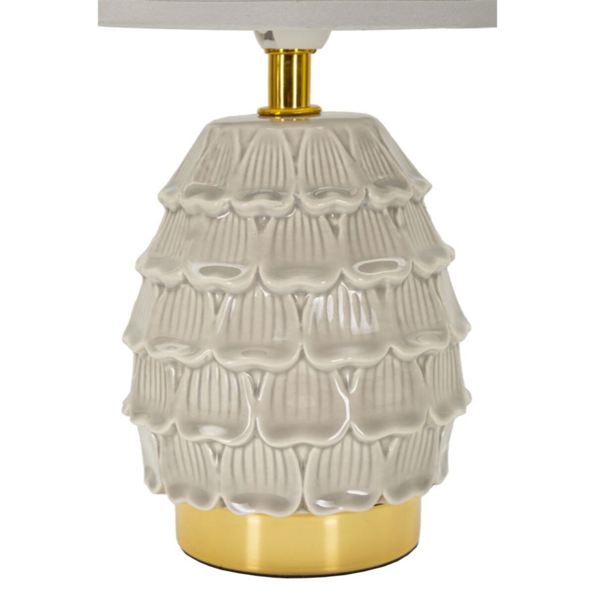 LAMPADA DA COMODINO PIGNY GRIGIA CM Ø 15X30,5