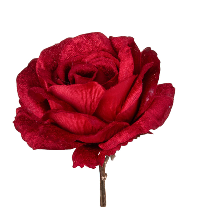 Rosa singola - Pezzi 12 - 14xH65x16cm - Bianchi Dino SpA