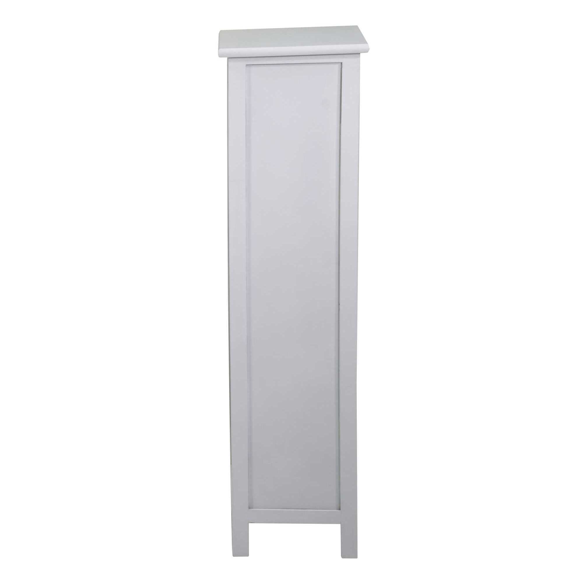 Mobiletto Eleonora Vacchetti bianco 5 cassetti cm25x28h92