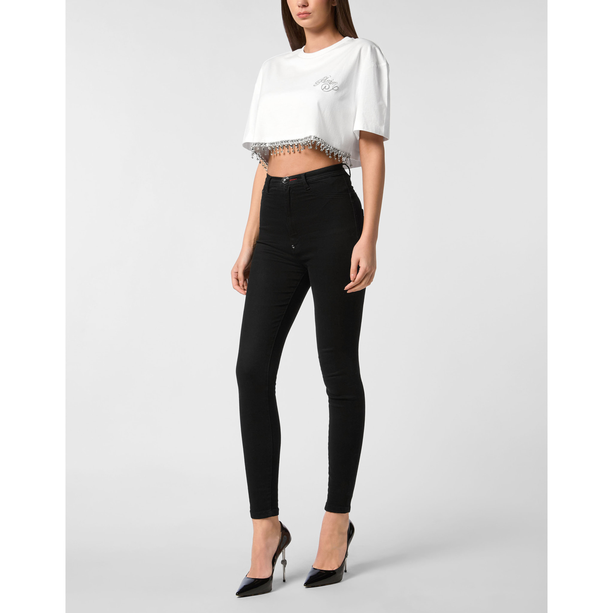 PHILIPP PLEIN Maglietta girocollo Ss SIGNATURE