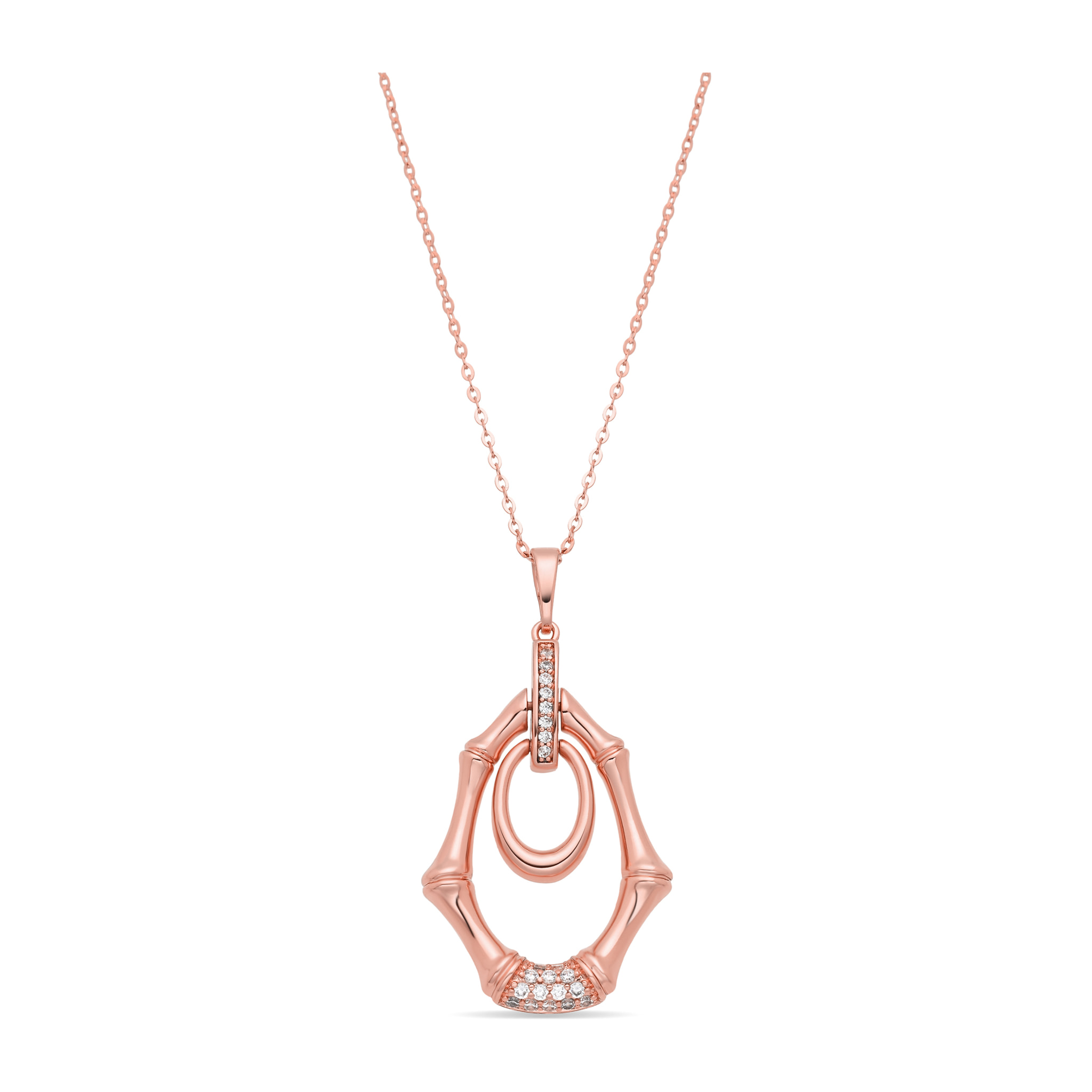 Collar Kormer acabado oro rosa 18k