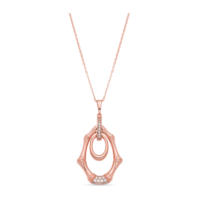 Collar Kormer acabado oro rosa 18k