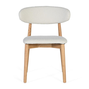 Silla de Madera de Caucho 56 Cm Estilo Contemporáno