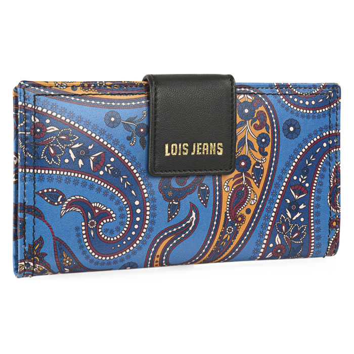 Cartera Mujer Piel Lois Mirage Azul