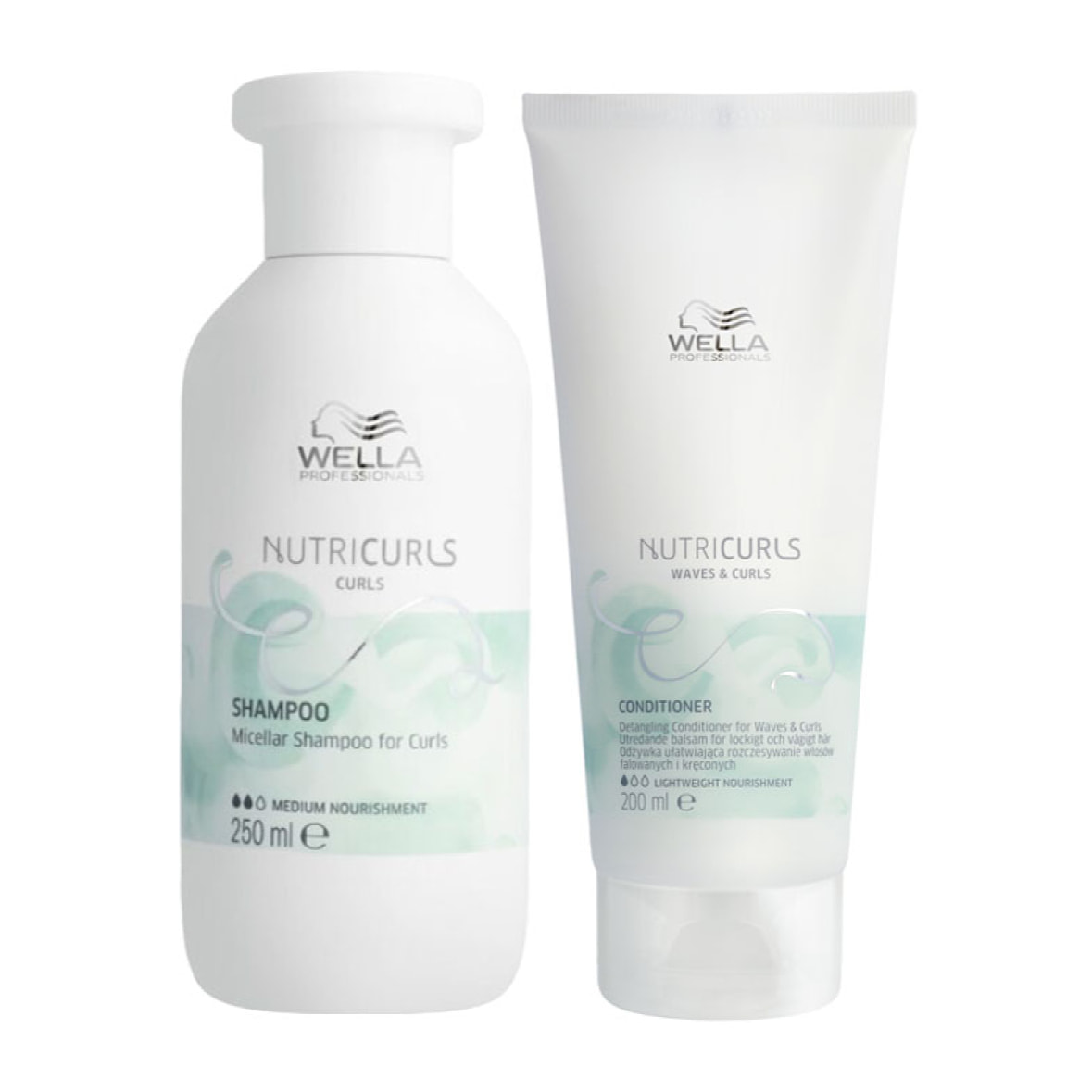 WELLA Kit Nutricurls Curls Shampoo 250ml + Conditioner 200ml