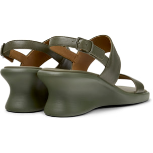 Sandalias - CAMPER Louise Sandal - Verde - Cuero liso