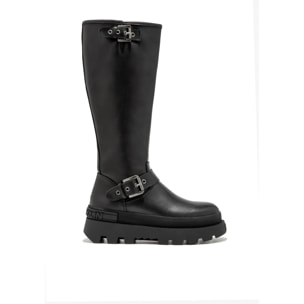 Botas de Mujer de Corte Alto All Track Moto High Negro