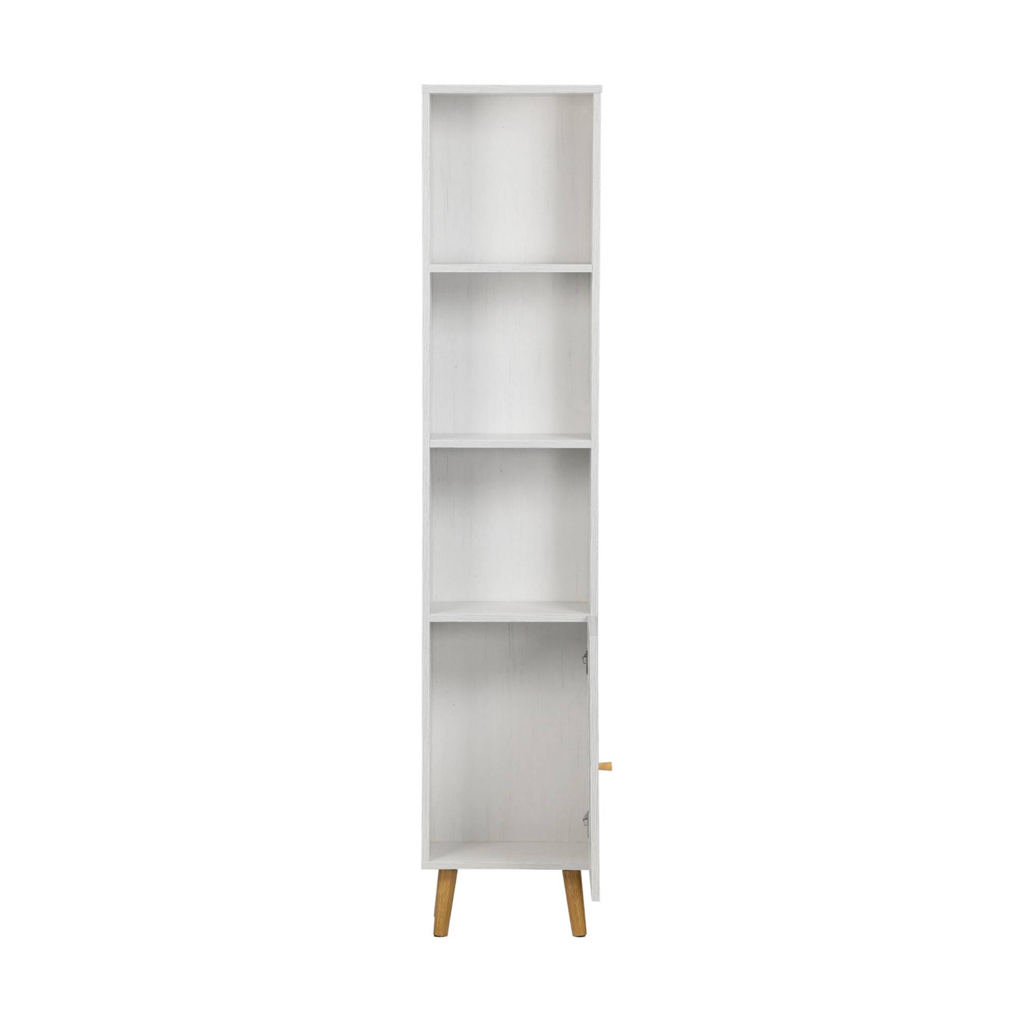 Colonne de rangement salle de bain bohème décor bois BOHÈME