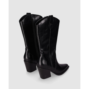 Botas - Negro - Tacón: 7 cm