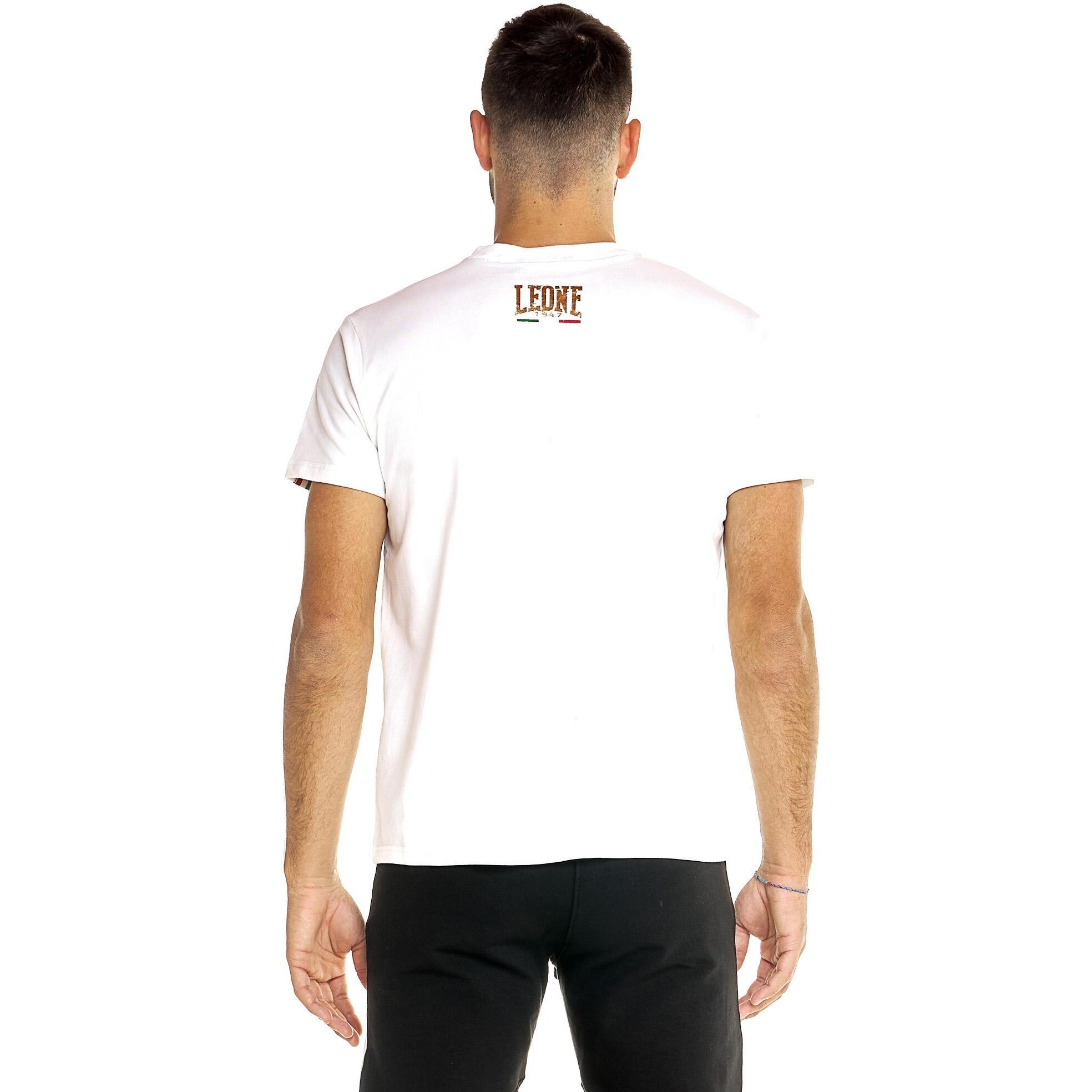 Camiseta hombre Leone 1947 Apparel manga corta estampado león dorado invierno