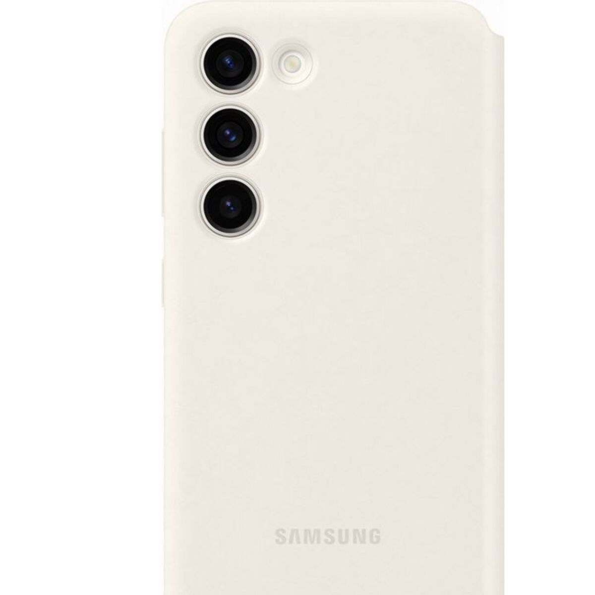 Etui SAMSUNG S23 Smart View porte-carte Creme