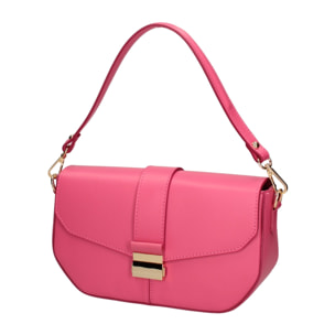 Borsa a spalla da donna - Modello False - Vera pelle - 27.0 x 15.0 x 7.0 cm