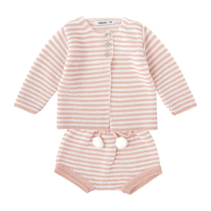 Conjunto Ranita + Chaqueta Punto Luna