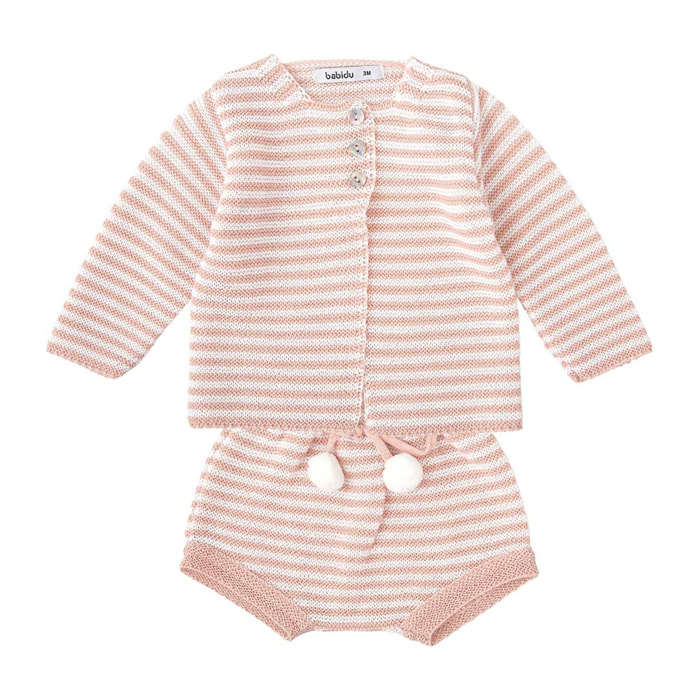 Conjunto Ranita + Chaqueta Punto Luna