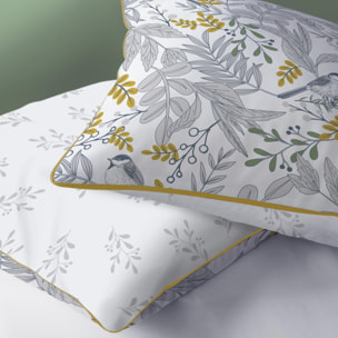 Parure de lit imprimée 100% coton, BIRD